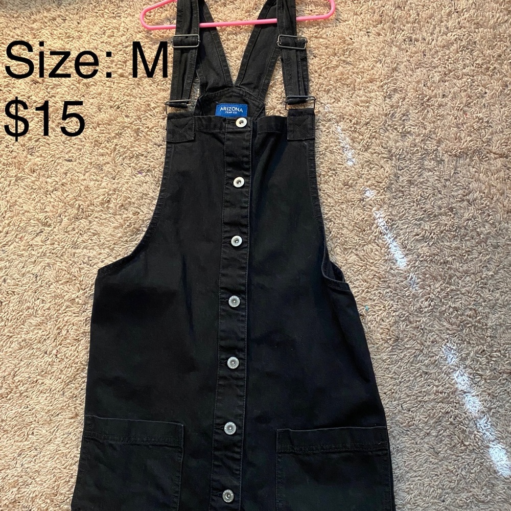 Black Overall Dress